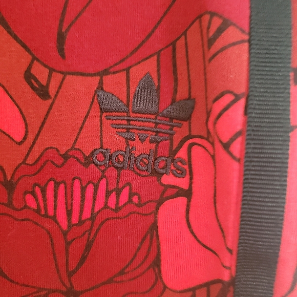 Adidas Floral Skirt in Red, Size Small - Picture 2 of 9